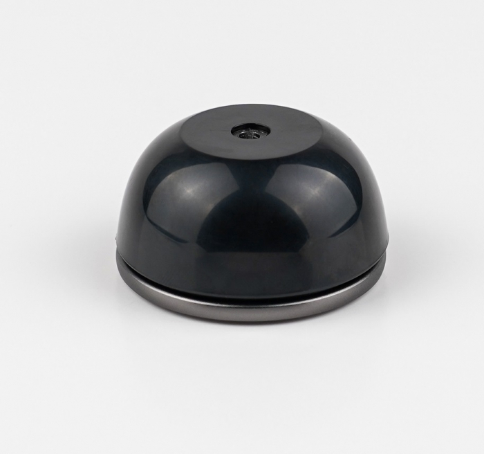 Buton pentru mobila Snail, finisaj negru gun metal CB, Ø:50 mm [4]