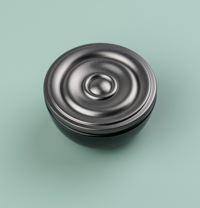 Buton pentru mobila Snail, finisaj negru gun metal CB, Ø:50 mm [5]