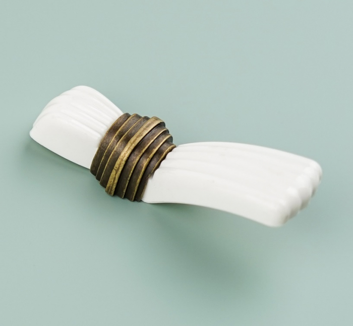 Buton pentru mobila Snow, finisaj alama antichizata CB, 22 mm [5]