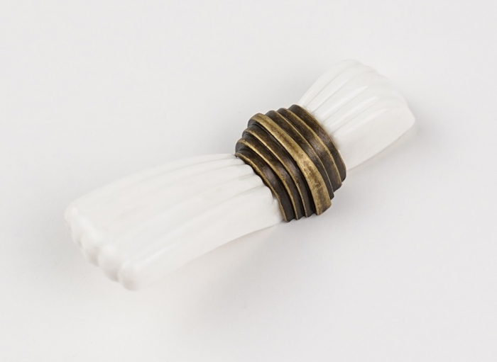 Buton pentru mobila Snow, finisaj alama antichizata CB, 22 mm [3]