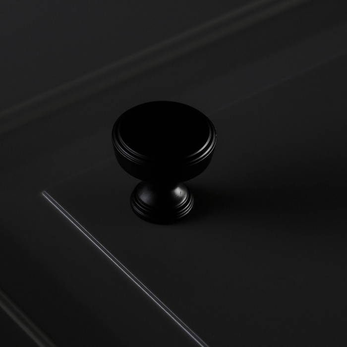 Buton pentru mobila Sonet, finisaj negru mat GT, D:25 mm [8]