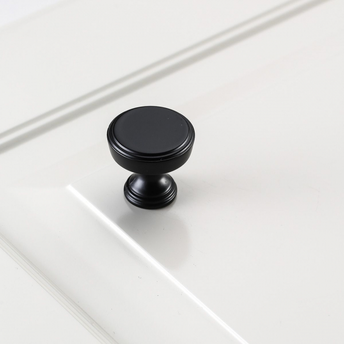 Buton pentru mobila Sonet, finisaj negru mat GT, D:25 mm [7]