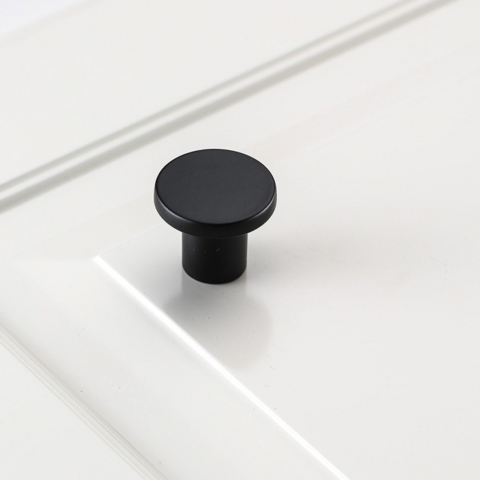 Buton pentru mobila Spot, finisaj negru mat GT, D:24 mm [2]