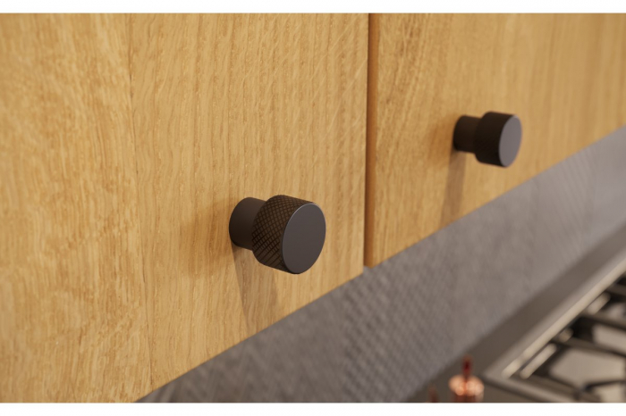 Buton pentru mobila Structure, finisaj negru mat GT, D:22 mm [5]