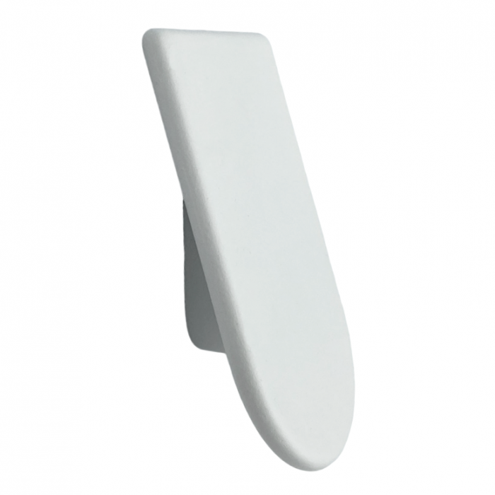 Buton pentru mobila Tana, finisaj alb, 30.8x48.75 mm [1]