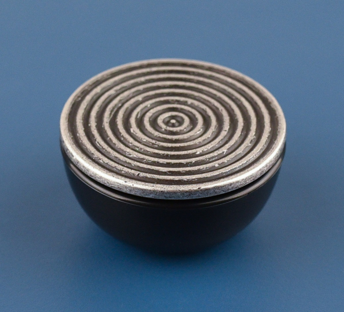 Buton pentru mobila Tobias, finisaj argint antichizat CB, Ø 50 mm [5]