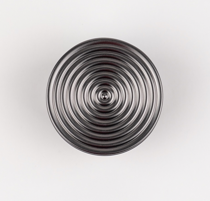 Buton pentru mobila Tobias, finisaj negru gun metal CB, Ø 50 mm [2]