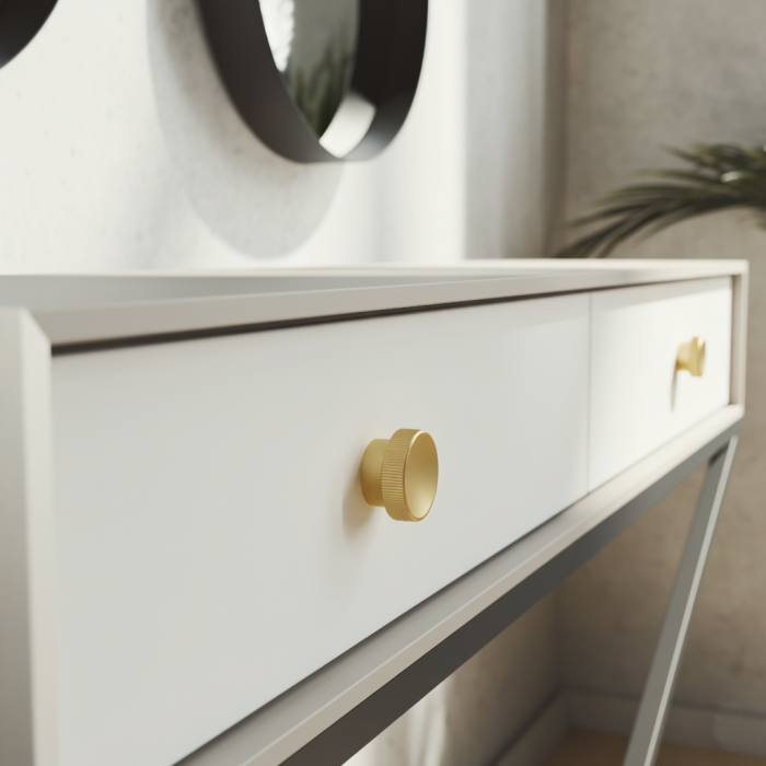 Buton pentru mobila Tuyo, finisaj auriu, D:40 mm [4]