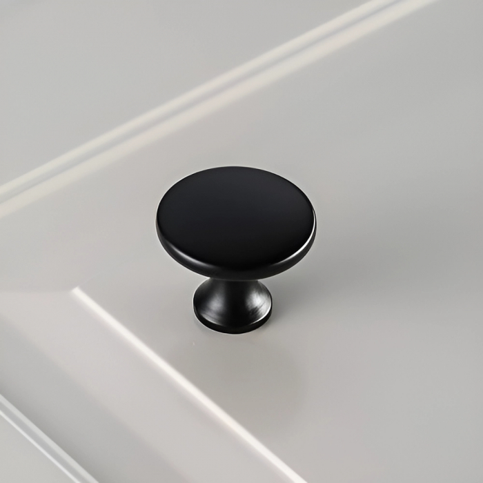 Buton pentru mobila Udine, finisaj negru mat GT, D:29 mm [4]