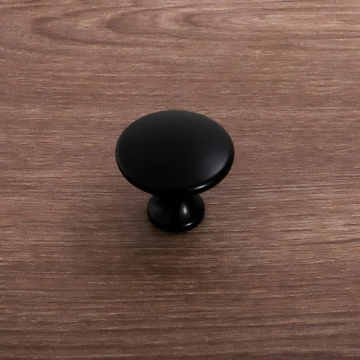 Buton pentru mobila Udine, finisaj negru mat GT, D:29 mm [5]