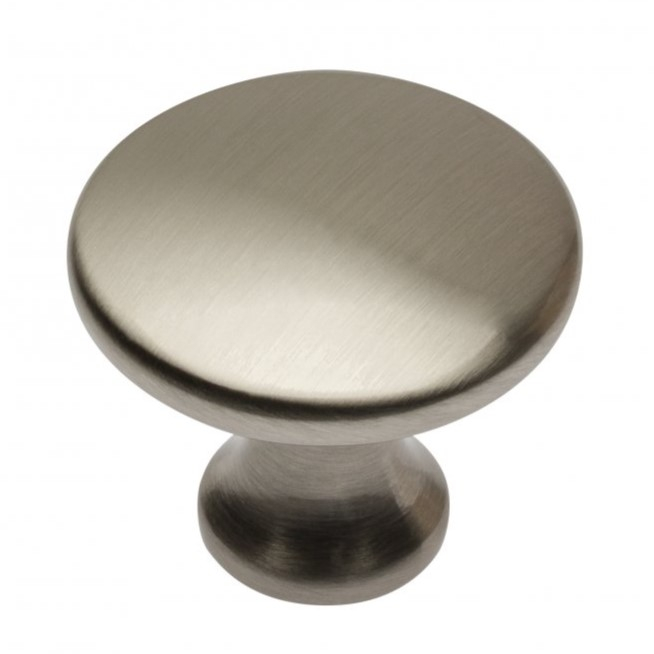 Buton pentru mobila Udine, finisaj otel periat GT, D:29 mm [1]