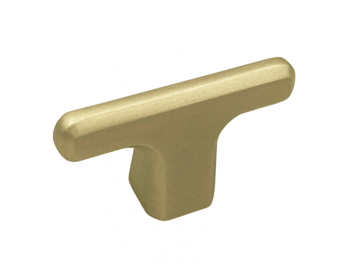 Buton pentru mobila Vera, finisaj alama satin CB, 55x18x28 mm [3]