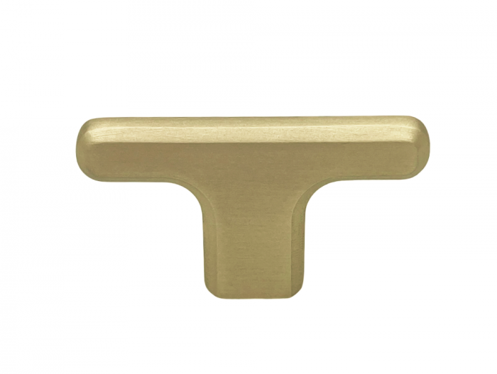 Buton pentru mobila Vera, finisaj alama satin CB, 55x18x28 mm [2]
