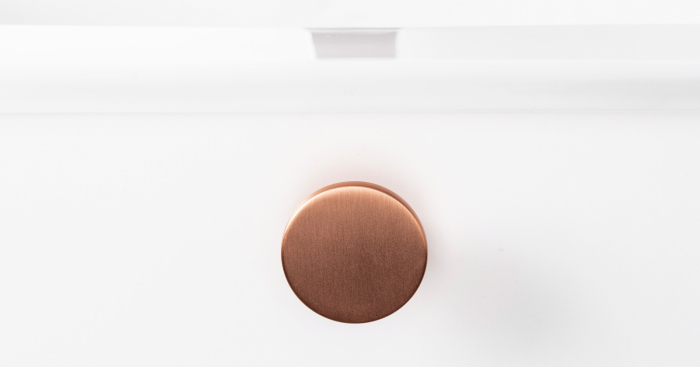 Buton pentru mobilier Como, cupru periat, D: 26 mm [3]