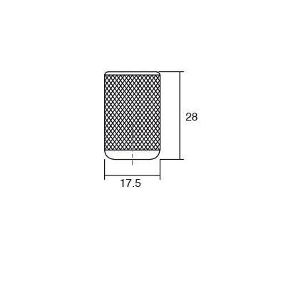 Buton pentru mobilier Graf alama intunecata periata [2]