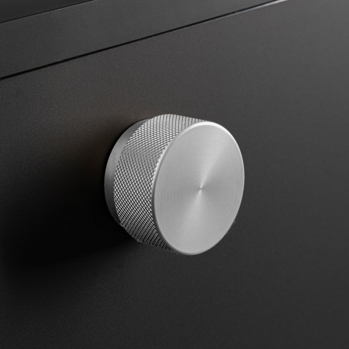 Buton pentru mobilier Graf Big, finisaj otel inoxidabil, D:50 mm [5]