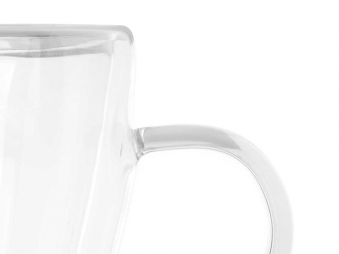 Cana pentru mic dejun cu perete dublu din borosilicat, 270 ml [2]