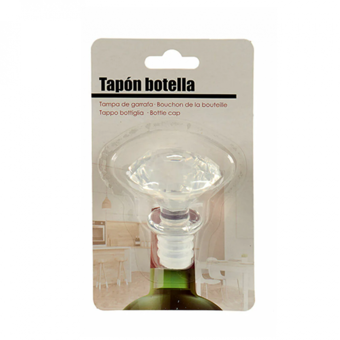 Capac pentru sticla, transparent, aspect diamant [3]