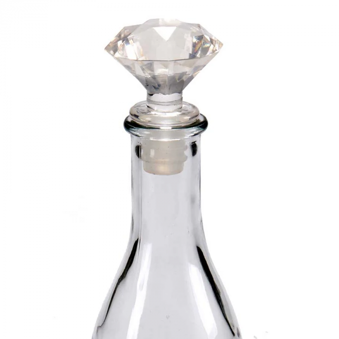 Capac pentru sticla, transparent, aspect diamant [2]