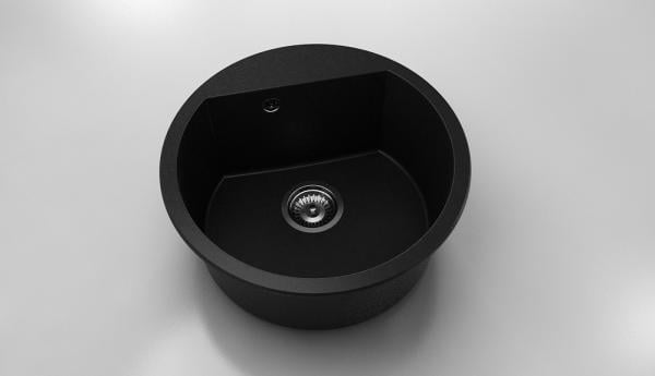 Chiuveta rotunda negru metalic Ø 51 cm (223) [1]