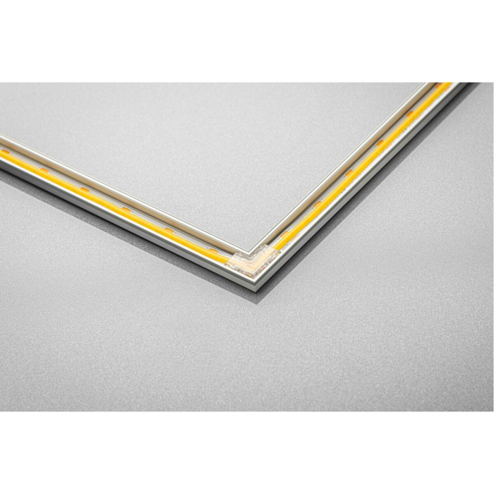 Conector de colț transparent GTV pentru banda LED COB, 8 mm, 90° [4]