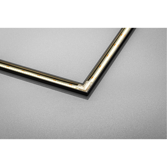Conector de colț transparent GTV pentru banda LED COB, 8 mm, 90° [5]