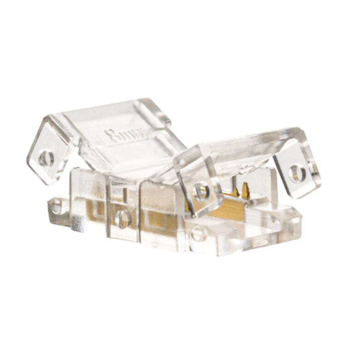 Conector transparent GTV pentru bandă LED COB, 8 mm [3]
