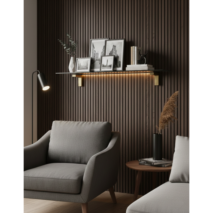 Consola raft polita, finisaj bronz oxidat, 8-58 mm [3]