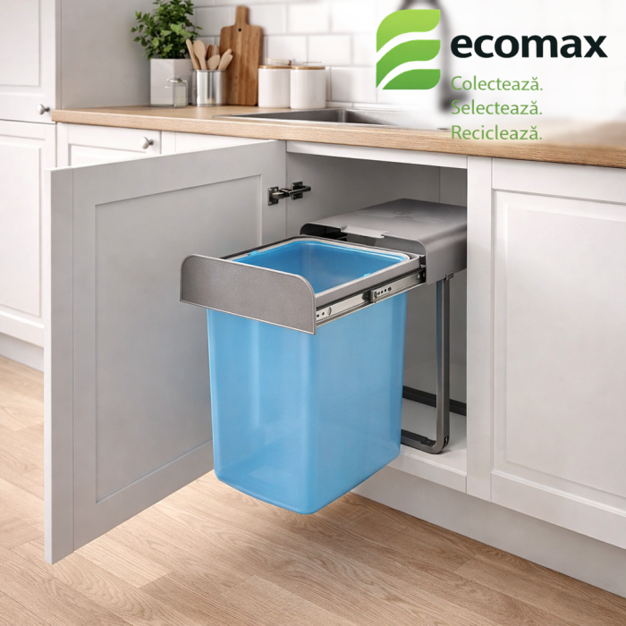 Cos de gunoi incorporabil Aladin cu un compartiment x 16 litri [2]