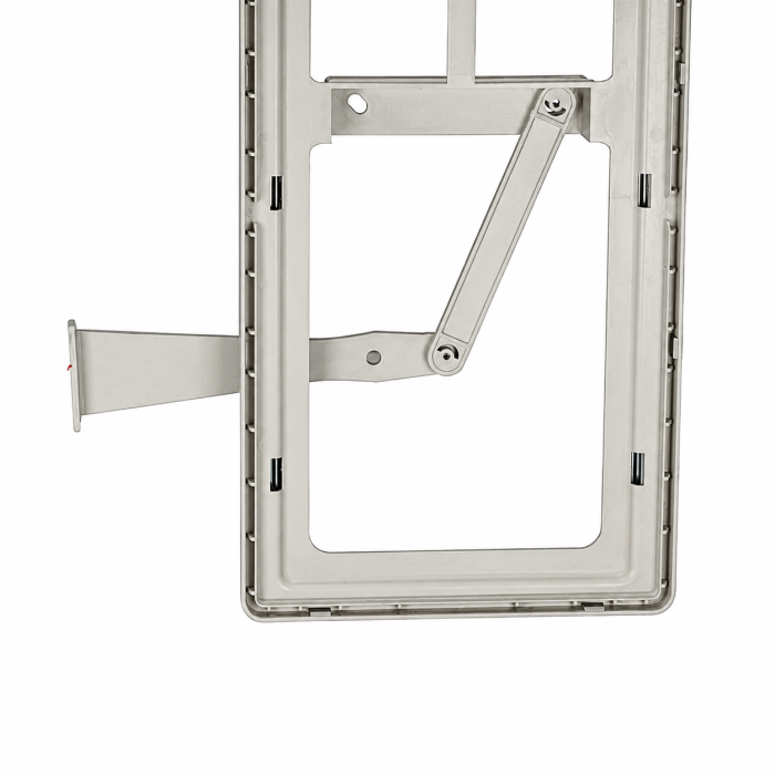 Coș gunoi încorporabil Pelikan 21550, cu extragere automată, colectare selectivă, pentru corp de 400 mm, gri deschis, 2 x 14 l [6]