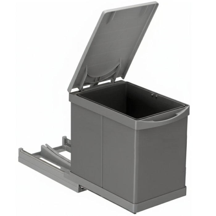 Cos de gunoi incorporabil Pelikan 21700, cu extragere automata, cu un recipient de 16 L, antracit [1]