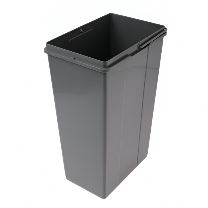 Cos de gunoi Practi Eco incorporabil cu 3 compartimente x 10 L, pentru corp de 300 mm, gri antracit [5]