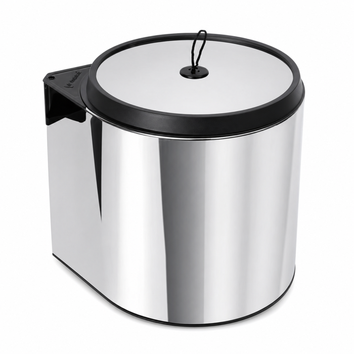 Coș gunoi încorporabil în dulap de bucătărie Starax, reversibil, lucios, 10 l [2]