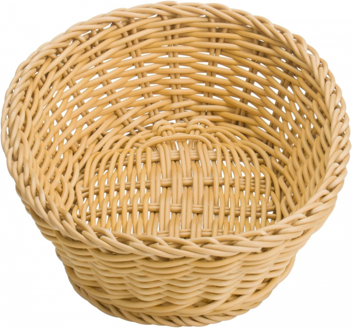 Cos oval pentru paine, bej, 27x20x7 cm [4]