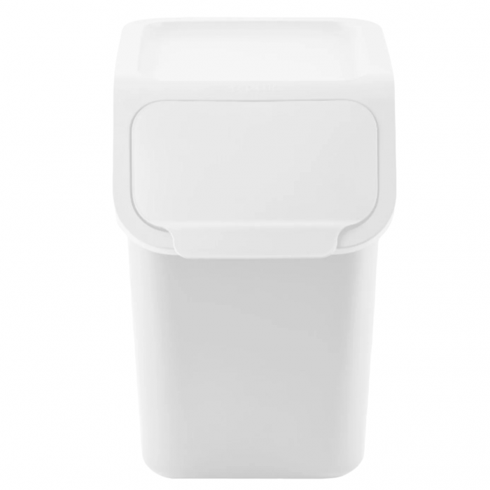 Cos reciclare gunoi Bini, pentru uz general, alb [3]