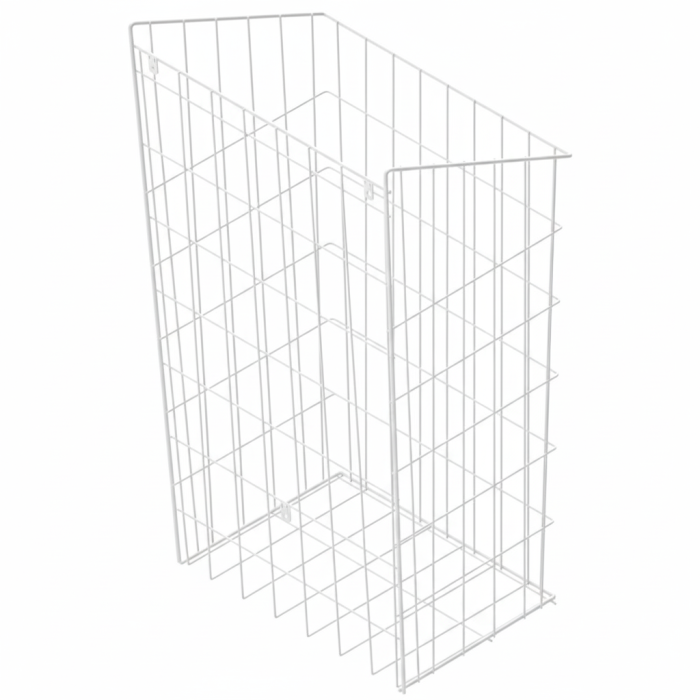 Cos rufe murdare incorporabil in dulap, pentru corp de 500 mm, finisaj alb [2]