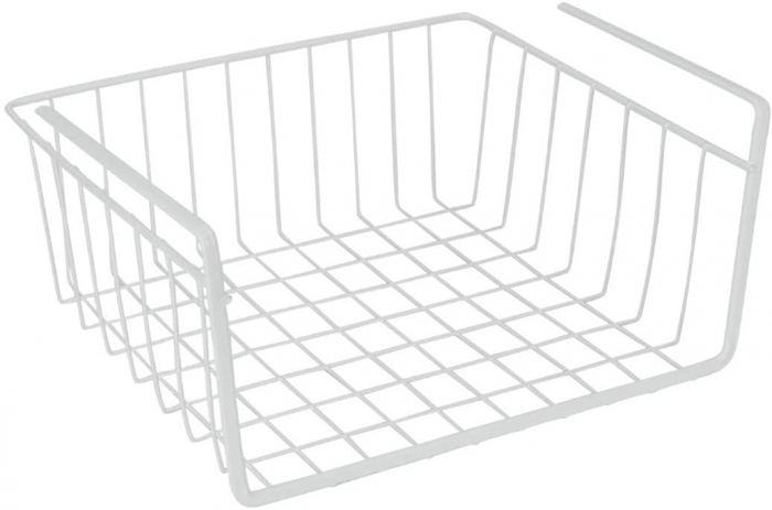 Cos suspendat pentru organizare si depozitare, Babatex 30x26x14 cm, alb [5]