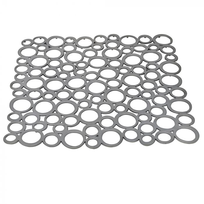 Covoras protectie chiuveta, patrat, gri, 29x29 cm [2]