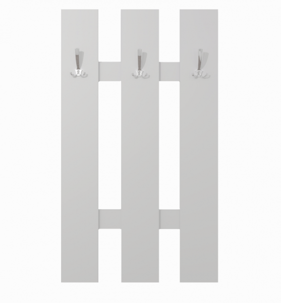 Cuier Trio Maxdeco alb [2]