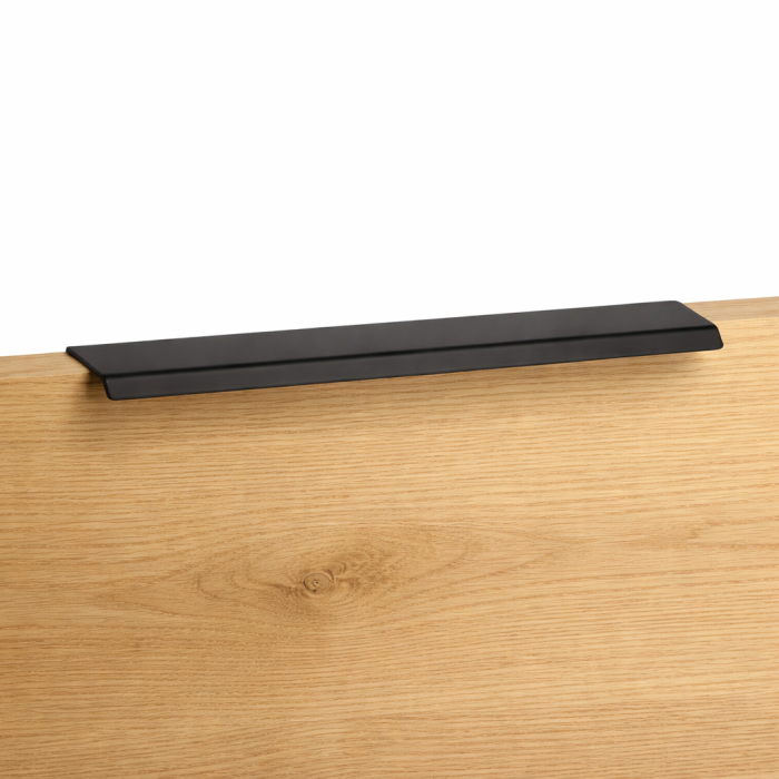 Cutie 25 bucati manere mobilier Cruve, finisaj negru mat, L:200 mm [5]