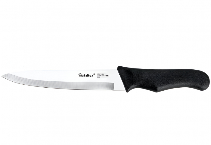 Cutit pentru carne, inox/plastic, L:29 cm [1]