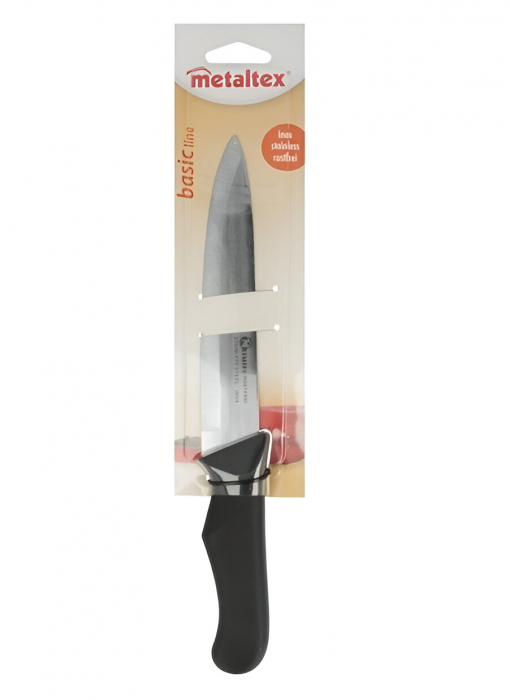 Cutit pentru carne, inox/plastic, L:29 cm [3]