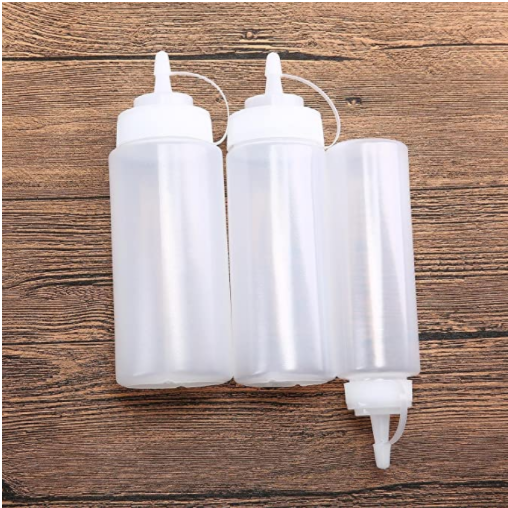 Dozatoare sos, transparente, 490 ml, set 6 bucati [6]