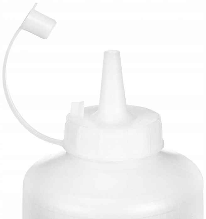Dozator din plastic pentru sos, alb, 440 ml [3]