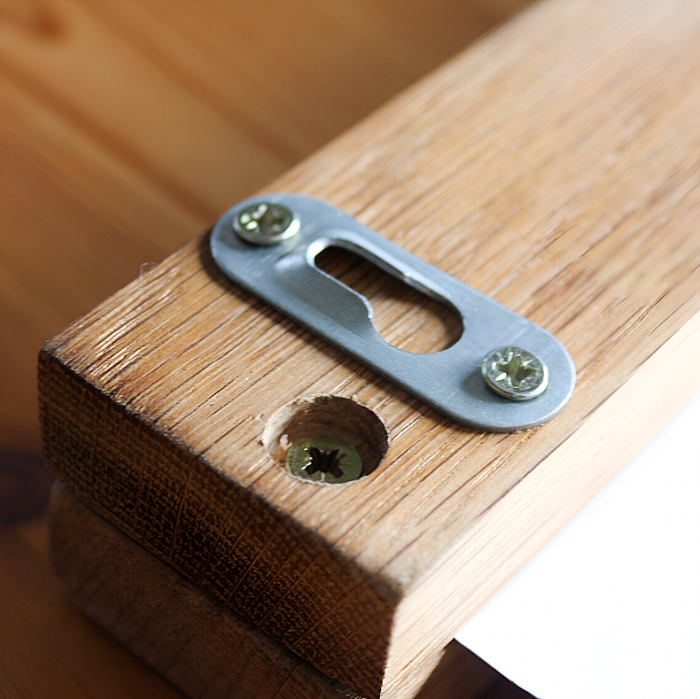 Element de suspendare mobilier cu gaura cheie, 42.2x14.2 mm [5]