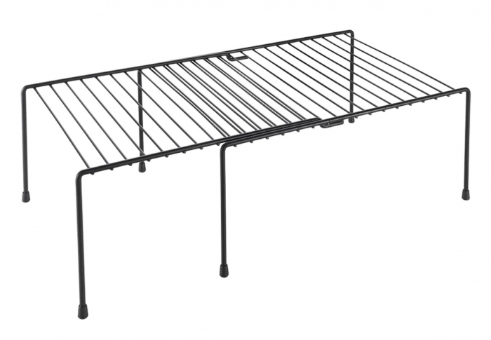 Etajera extensibila Adapto Lava, negru, 33-57x24x15 cm [2]