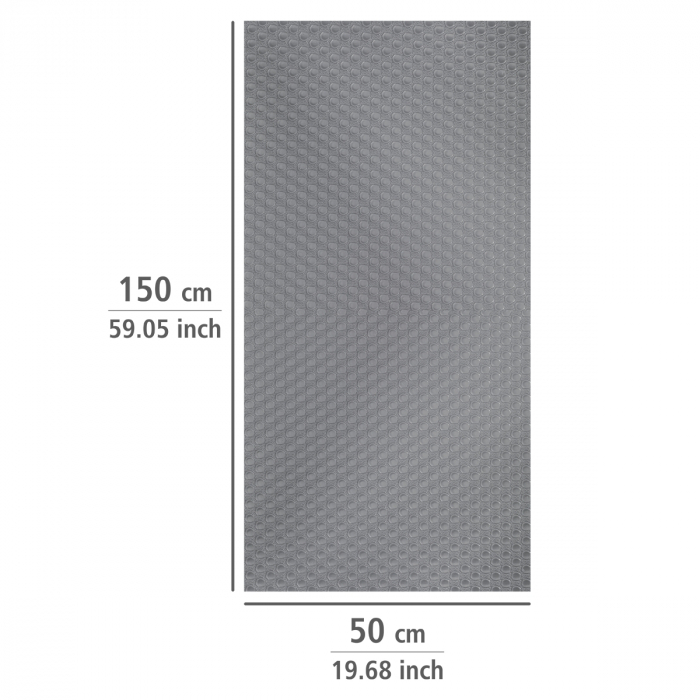 Folie protectie antialunecare pentru sertar, Gri Heavy, 150 x 50 cm [3]