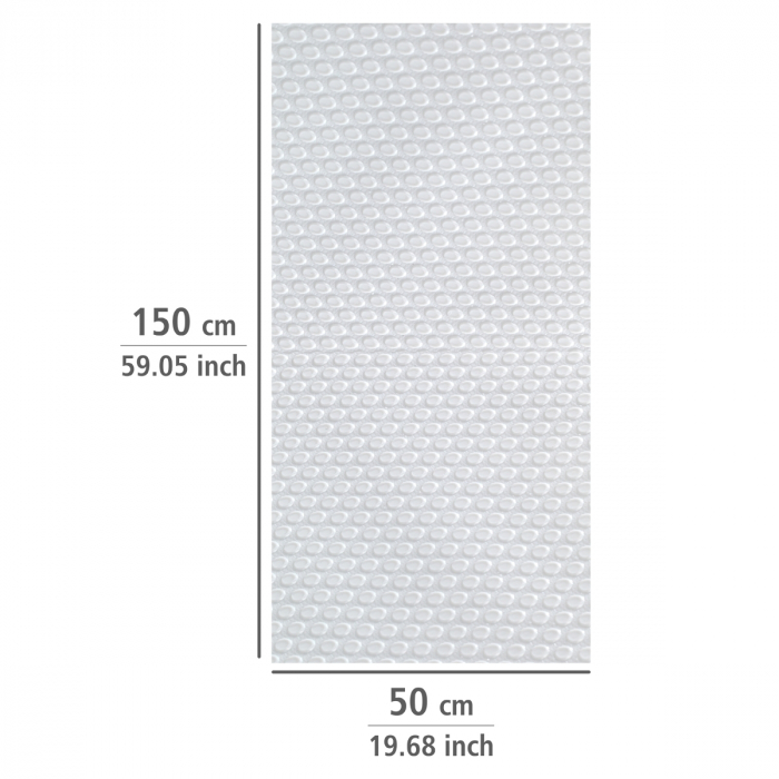 Folie protectie antialunecare sertar, alba, 150 x 50 cm, White Nubs [2]