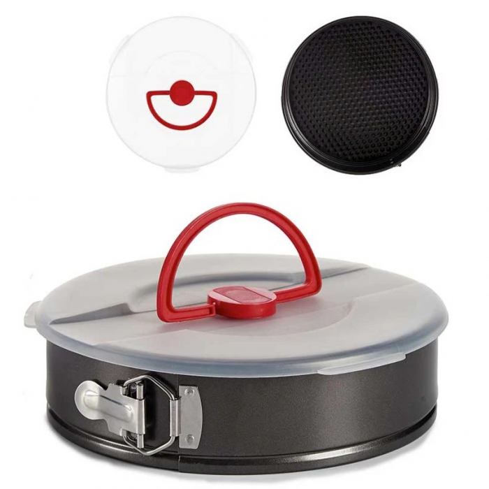 Forma rotunda din metal pentru tort cu capac [2]