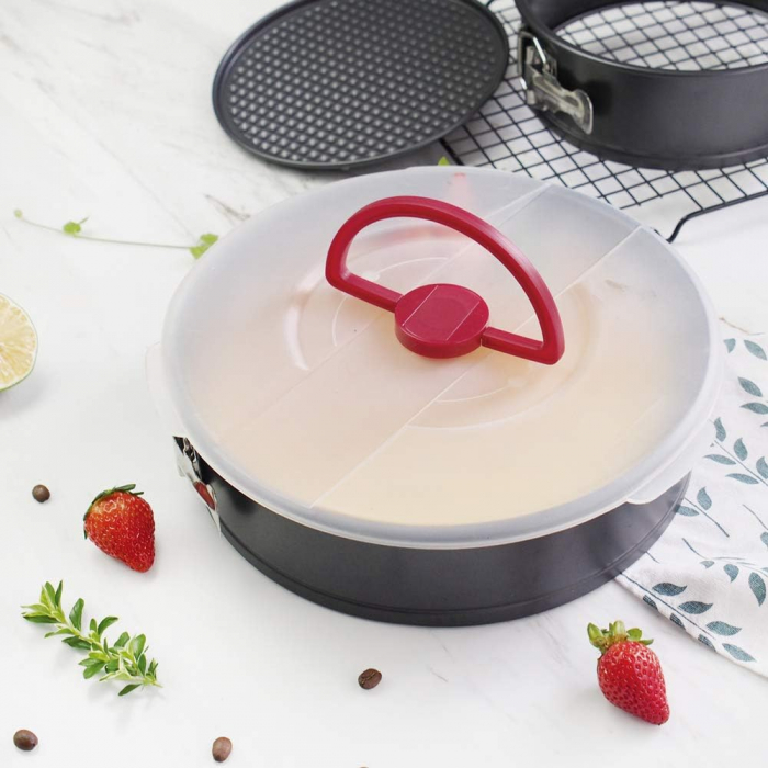 Forma rotunda din metal pentru tort cu capac [5]